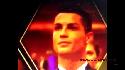 Cristiano Ronaldo Reacion When Messi Won Ballon d'Or