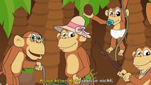 Die Affen rasen durch den Wald Kinderlieder zum Mitsingen | Sing Kinderlieder