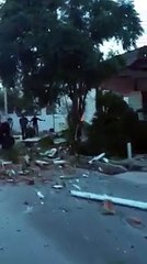 عاجل : الصور الأولى لانفجار منزل في المنزاه الخامس اللطف يا ربي