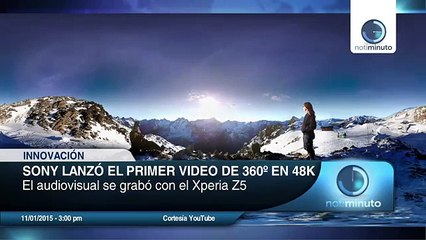 Sony lanzó su primer video en calidad 48K grabado con el Xperia Z5