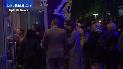 Maria Shriver spotted taking her family to a LA Lakers game