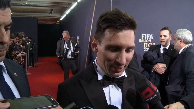 Ballon d'Or - Messi : ''Je souhaite remercier mes coéquipiers''