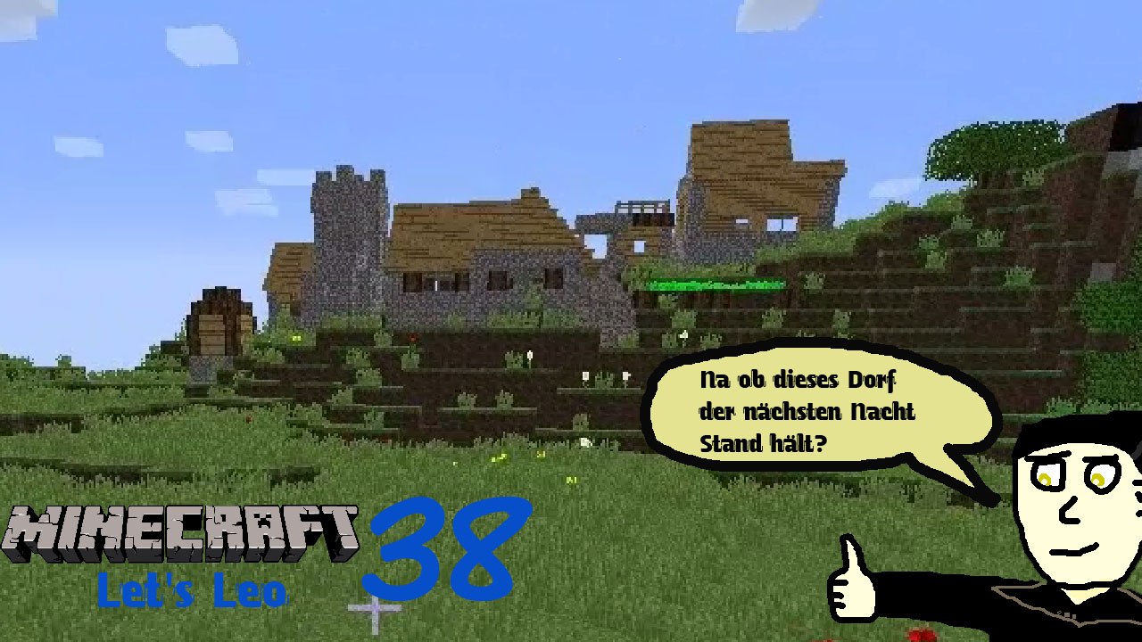 Minecraft Let's Leo 38: Flucht ins Dorf (Feat. Davidoz)