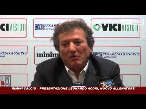 Icaro Sport. La presentazione di Leonardo Acori, nuovo tecnico del Rimini