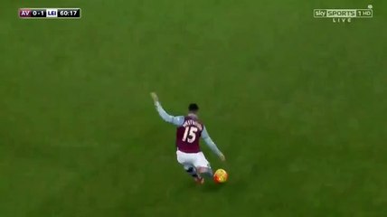 Villa denied penalty v Leicester - 16.1.2016