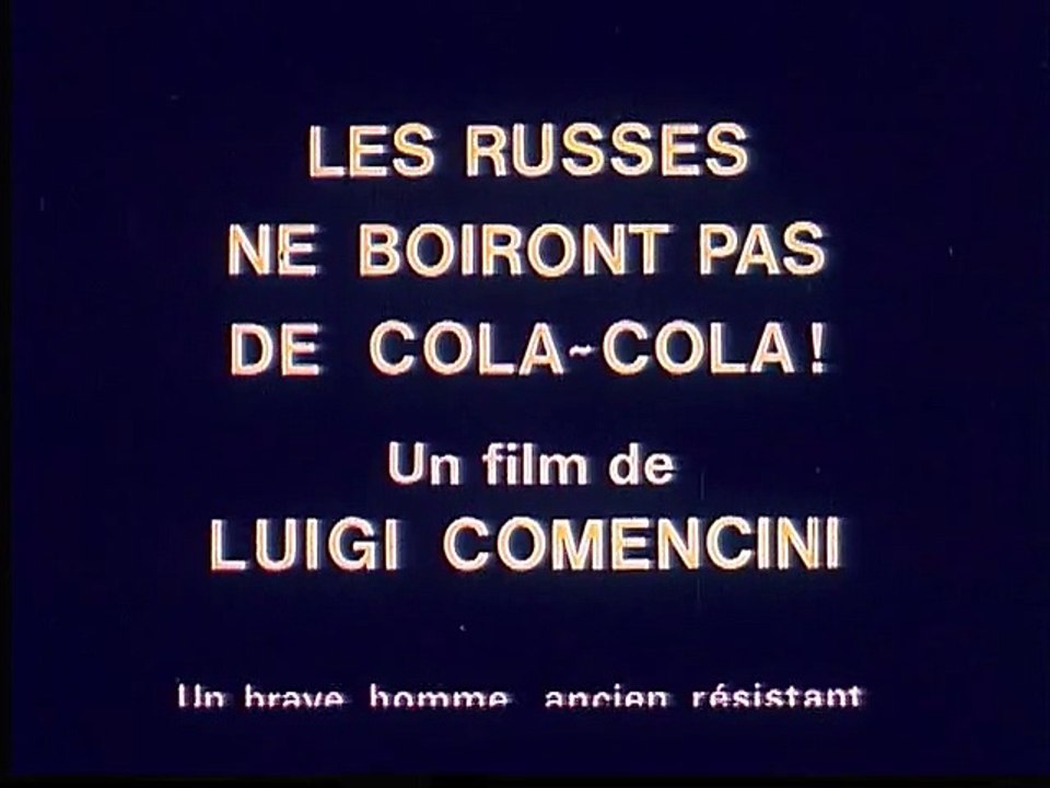 Les Russes ne boiront pas de Cola-Cola