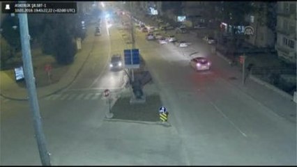 Deprem Anı Mobese Kamerasında