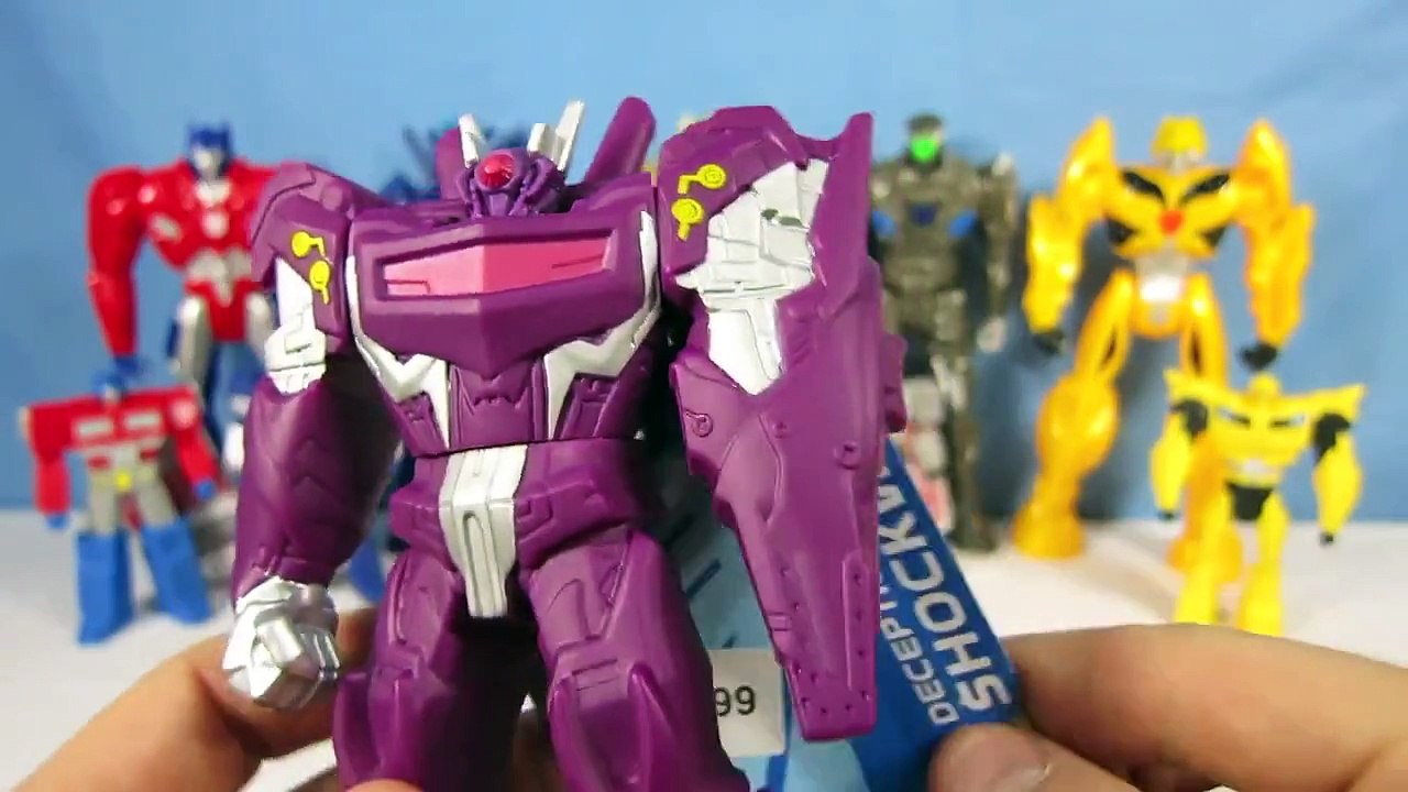 LITTLE TRANSFORMERS AGE OF EXTINCTION GENERATION 1 BATTLE OPTIMUS PRIME AUTOBOTS WIN