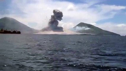 Извержение вулкана в Папуа-Новой Гвинее