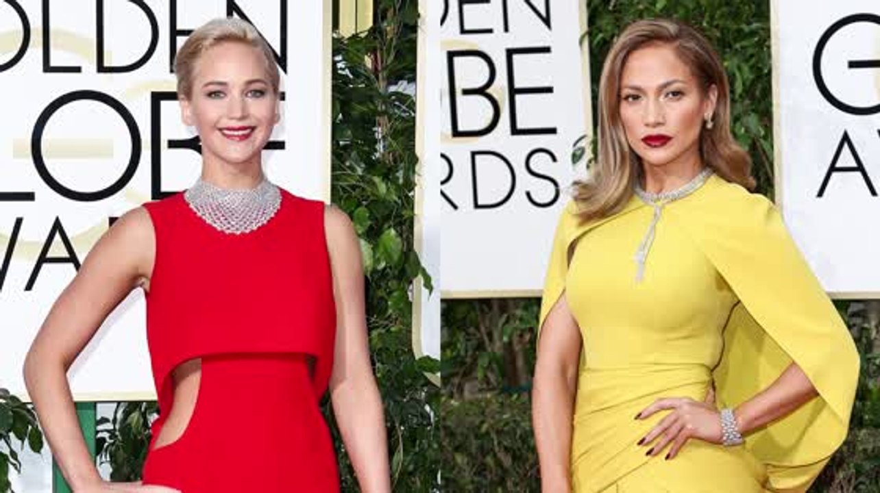 Jlaw, JLo, and More Red Hot Looks from The 2016 Golden Globes!
