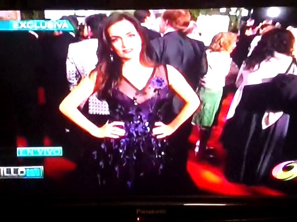 ANA DE LA REGUERA, FELIZ DE ESTAR EN LOS GLOBOS DE ORO, PASILLO TV, ENE 11 2016