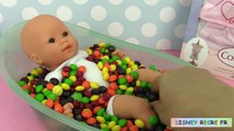 Poupon Corolle Bain de Bonbons Skittles Oeufs Surprise Peppa Pig Jouets Mickey Mouse Baby