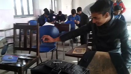 School Boy Showing a Awesome Magic Trick in Classroom must watch