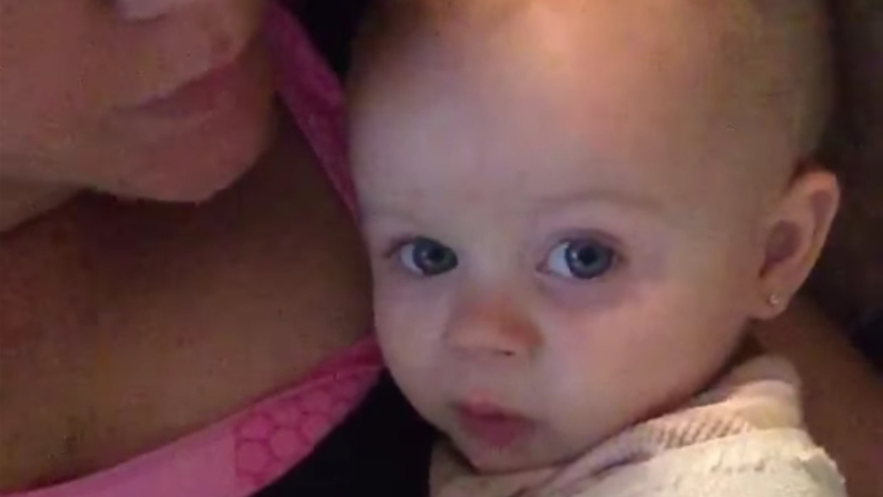 Adorable Baby Sings "I Love You" To Mom | What's Trending Now
