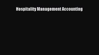 Hospitality Management Accounting [PDF Download] Hospitality Management Accounting# [Read]