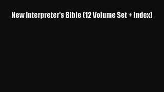 [PDF Download] New Interpreter's Bible (12 Volume Set + Index) [Read] Full Ebook