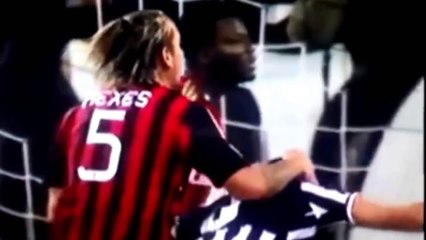 Juventus vs Milan 3 2 Mexes da un pugno a Chiellini! 4 giornate di squalifica!