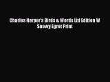 PDF Download Charles Harper’s Birds & Words Ltd Edition W Snowy Egret Print PDF Online