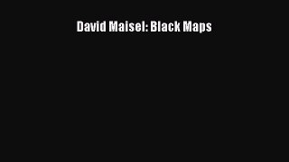 PDF Download David Maisel: Black Maps PDF Online