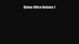 [PDF Download] Divine Office Volume 1 [PDF] Full Ebook