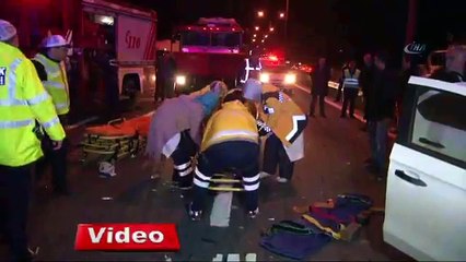 TEM'de trafik kazası! 1 ölü, 3 yaralı