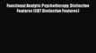 PDF Download Functional Analytic Psychotherapy: Distinctive Features (CBT Distinctive Features)