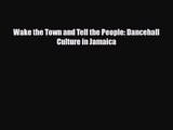 PDF Download Wake the Town and Tell the People: Dancehall Culture in Jamaica Read Full Ebook