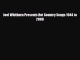 PDF Download Joel Whitburn Presents Hot Country Songs 1944 to 2008 Read Online