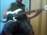 David Bowie Starman Bass Guitar Cover.wmv