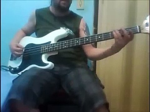 David Bowie Starman Bass Guitar Cover.wmv