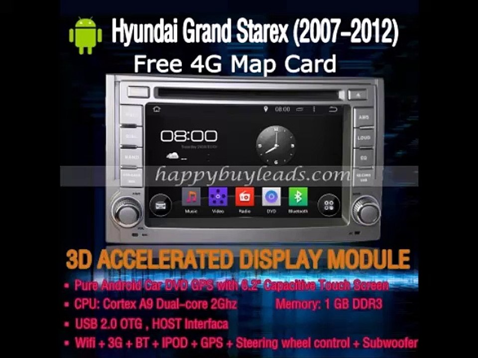 Hyundai Grand Starex Car Audio System Android DVD GPS Navigation Wifi