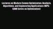 PDF Download Lectures on Modern Convex Optimization: Analysis Algorithms and Engineering Applications