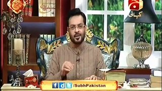 Subh e Pakistan With Dr Aamir Liaqat on Geo Kahani - 12th January 2016 - Part 1