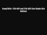 [PDF Download] CompTIA A  220-801 and 220-802 Cert Guide (3rd Edition) [Read] Online