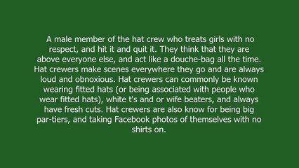 hat crewer meaning and pronunciation