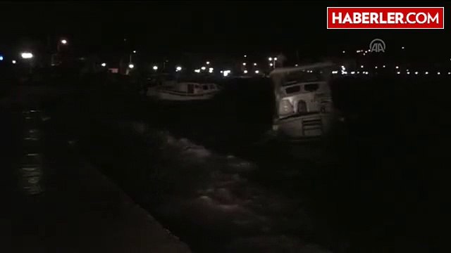 Ayvalık'ta Şiddetli Lodos