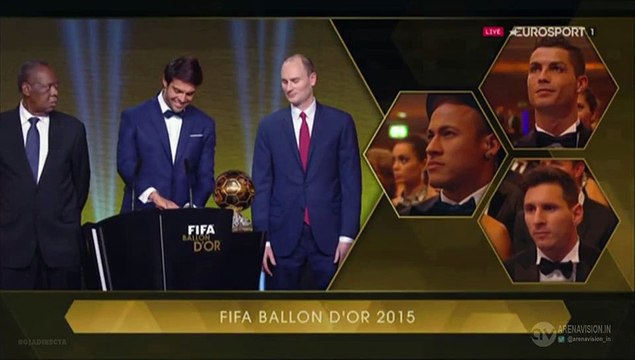 Messi, Ronaldo, Neymar Reaction at Announcement of Ballon D'Or