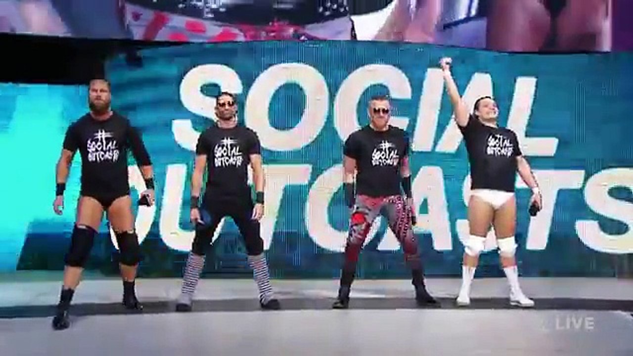 The Social Outcasts vs. The Wyatt Family Raw, January 11, 2016.