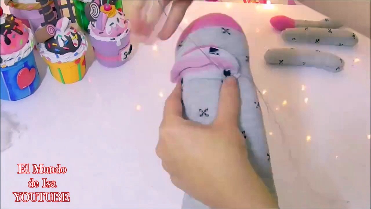 Adorable puppies with socks