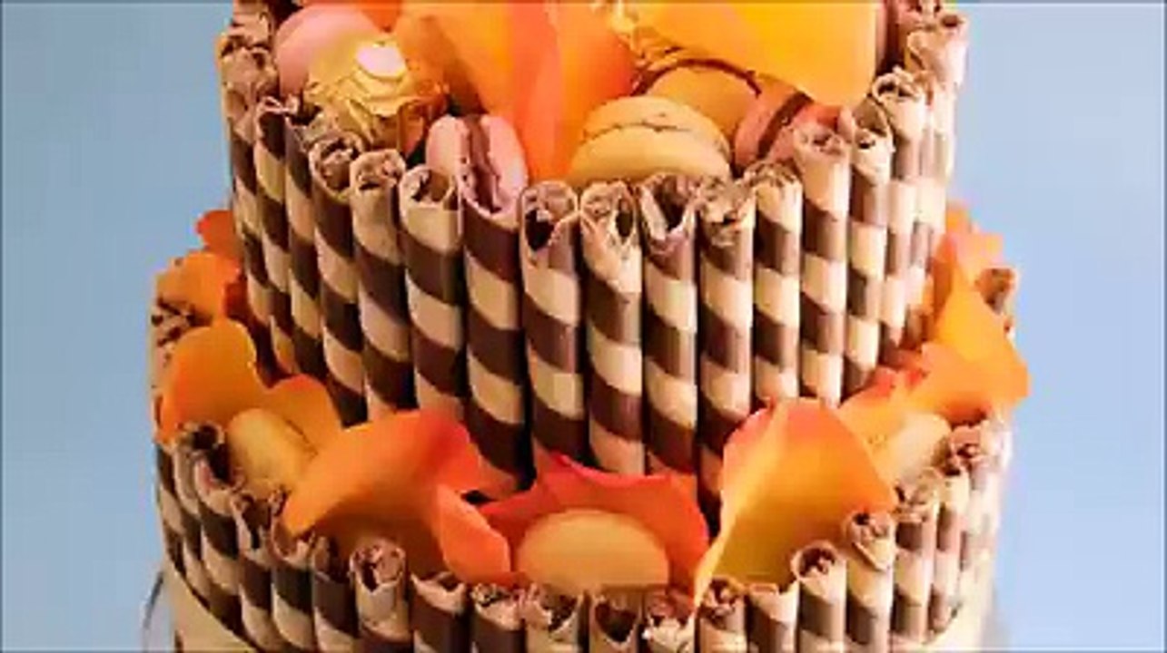 Chocolate Wafer Stick Cake Tutorial Two Tier