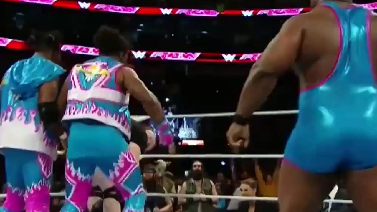WWE RAW BROCK LESNAR RETURNS AND DESTROYS EVERY...