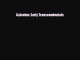 [PDF Download] Calculus: Early Transcendentals [Read] Full Ebook