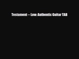 PDF Download Testament -- Low: Authentic Guitar TAB Read Online