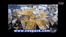 automatic phtato chips packaging machine for snack food with pillow bag