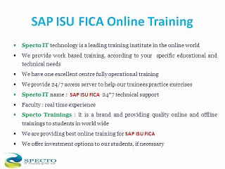 SAP ISU FICA Online Training