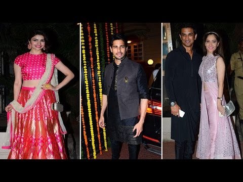 Ekta Kapoor's Diwali Bash 2015 | Sidharth Malhotra, Abhishek Bachchan & Sushant Singh Rajput
