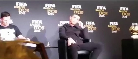 Funny Translator Error- Cristiano Ronaldo spoke in French! Ballon D'Or 2015