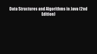 [PDF Download] Data Structures and Algorithms in Java (2nd Edition) [Download] Online