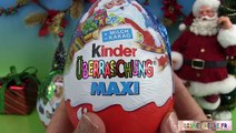 Oeufs Surprise Kinder Maxi de Noël Christmas Kinder Surprise Maxi Eggs Huevos Sorpresa de Navidad