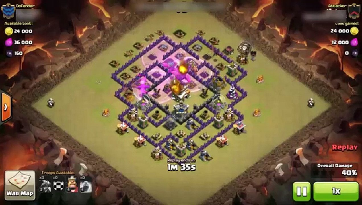 Clash of Clans - TH7 Dragon Attack #5